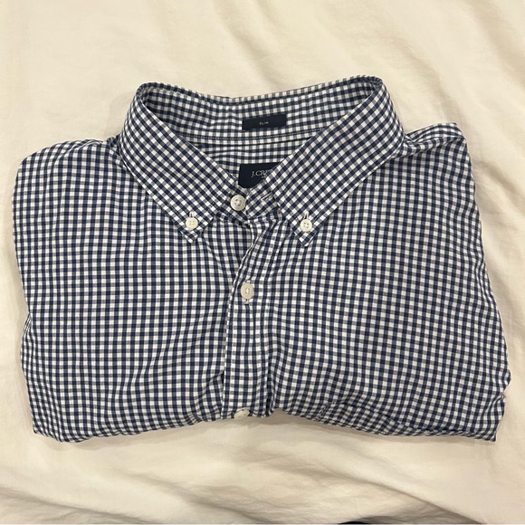 XL J.Crew dress shirt with hole in sleeve - Picture 2 of 3